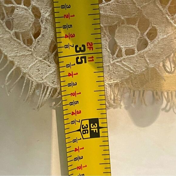 J Crew Sheer Pale Butter Yellow Lace BalletCore Party Event Dress Size S - Picture 11 of 12